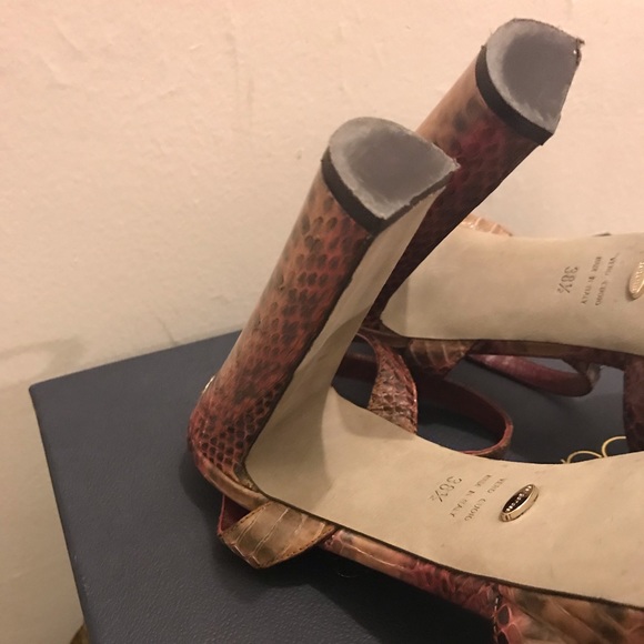 Sergio Rossi Snakeskin Platforms - Picture 4 of 6